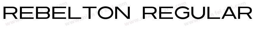 rebelton regular字体转换
